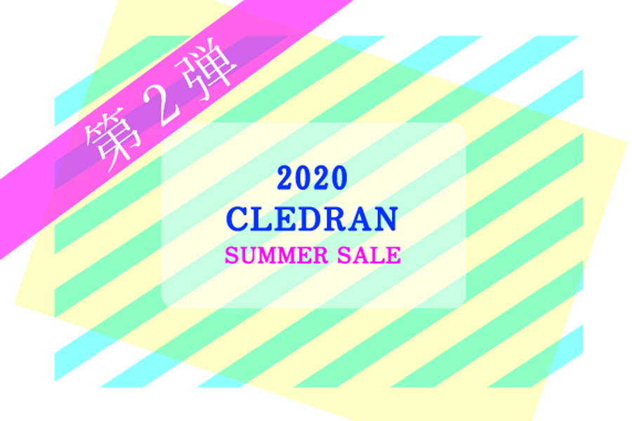 CLEDRAN直営店舗20s2セール告知画像